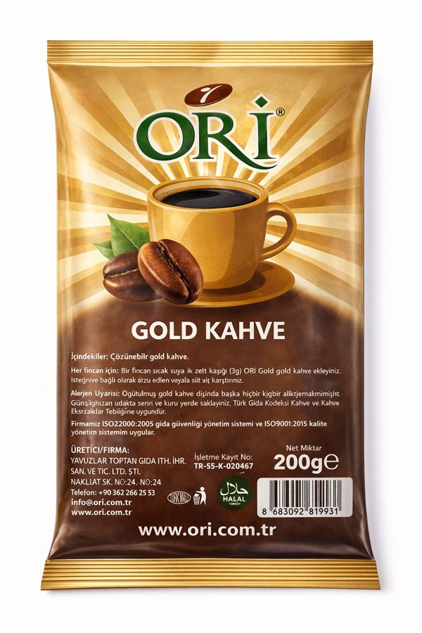 Ori Gold Kahve 200g
