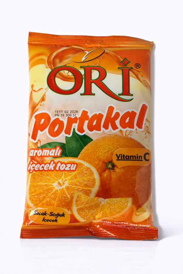 Portakal Aromalı İçecek Tozu